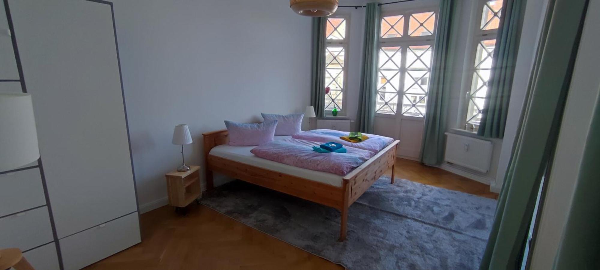 Schoene Ferienwohnung Mit Zwei Schlafzimmern Кведлинбург Екстериор снимка